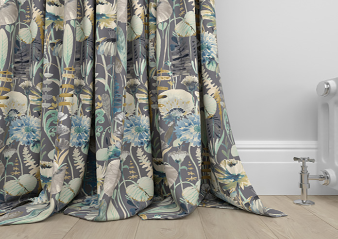 Zebedee, Teal - Made to Measure Curtains - Image 6